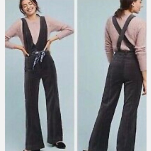 Pilcro and the Letterpress. by Anthropologie Velvet Jumpsuit - Picture 3 of 8